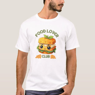 Cute Cartoon Food T-Shirt Design