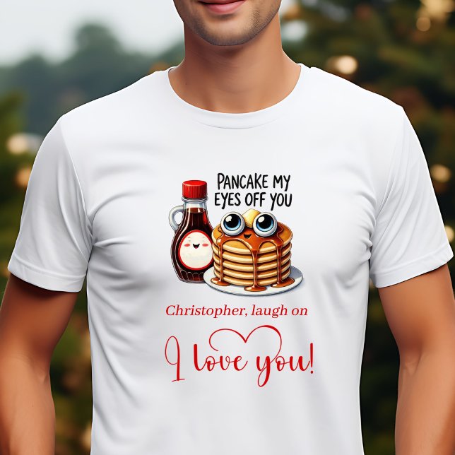 Cute Cartoon Food Valentine Gift Personalized Man T-Shirt (Cute Cartoon Food Valentine Gift Personalized T-Shirt)