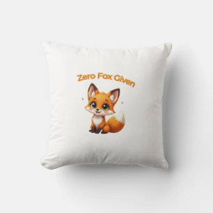 Cute Cartoon Fox – Adorable Kawaii Style Cushion