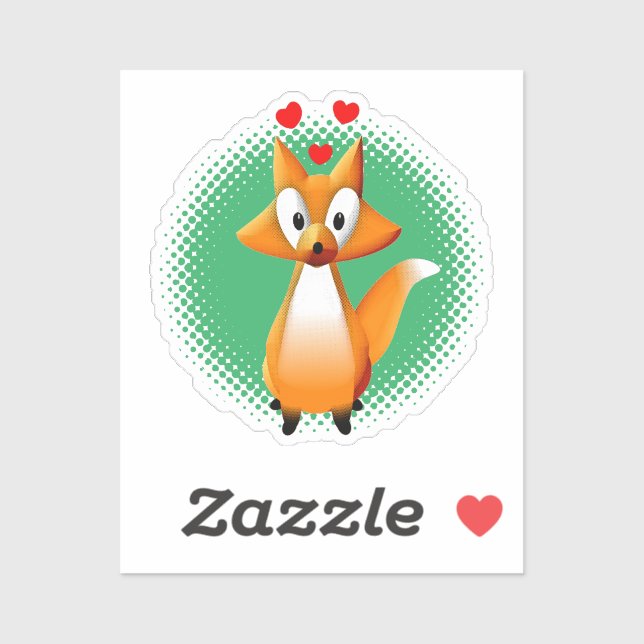 Cute Cartoon Fox Animal (Sheet)