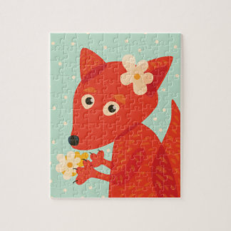 Cute Cartoon Fox Girl Jigsaw Puzzle
