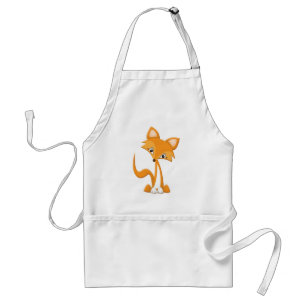 Cute Cartoon Fox Standard Apron