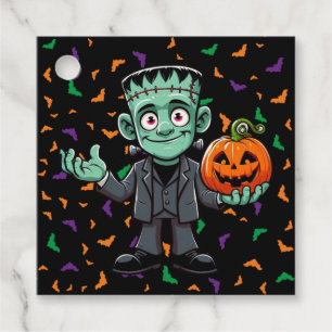 Cute, cartoon Frankenstein's monster Favour Tags