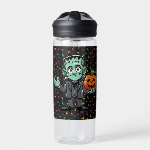 Cute, cartoon Frankenstein's monster Water Bottle