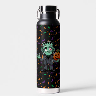 Cute, cartoon Frankenstein's monster Water Bottle