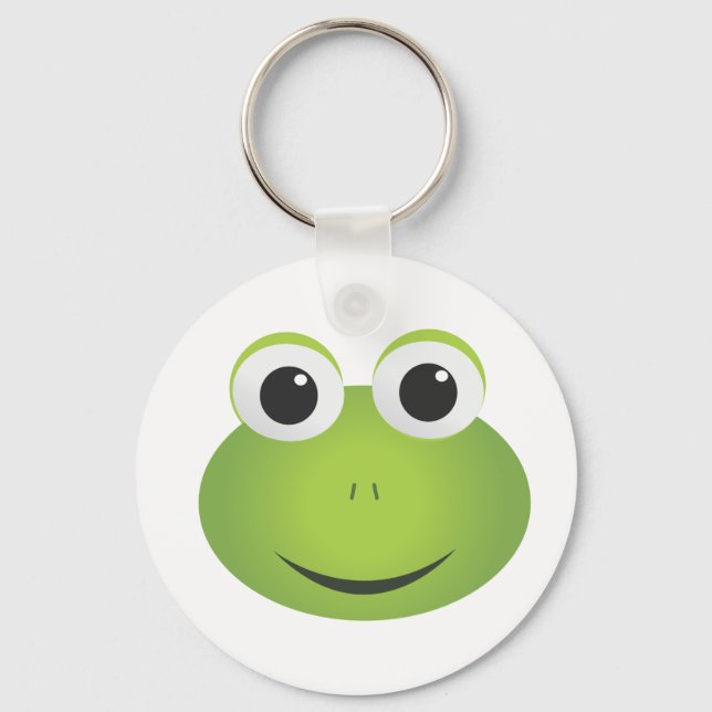 Cute Cartoon Frog Keychain (Front)