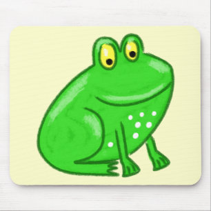 Cute Cartoon Frog Mouse Mat
