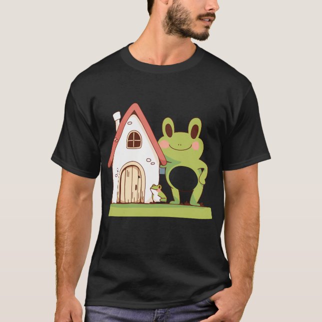 cute cartoon frog T-Shirt (Front)