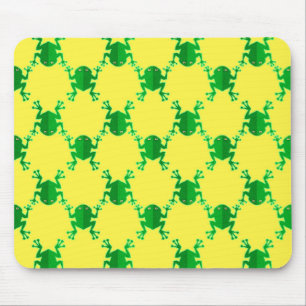 Cute Cartoon Frogs Mouse Mat