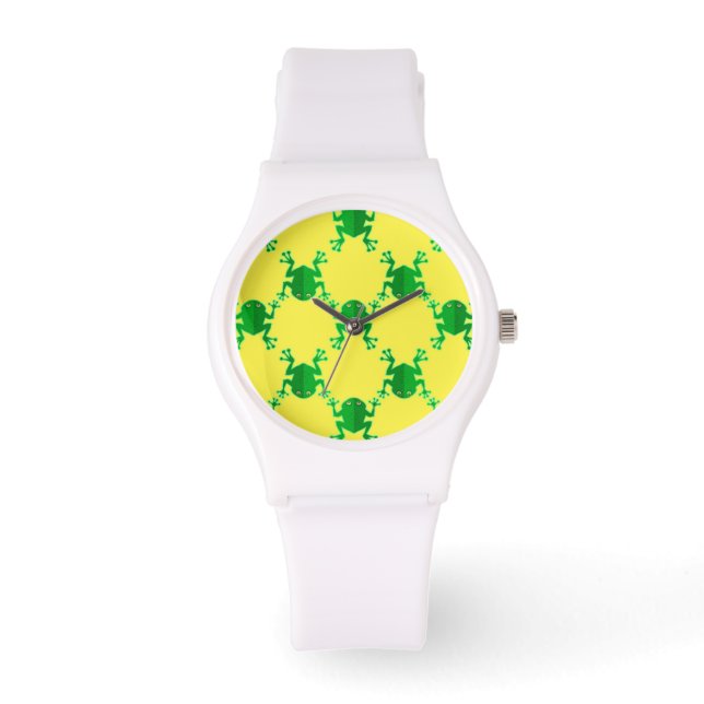 Cute Cartoon Frogs Watch (Front)