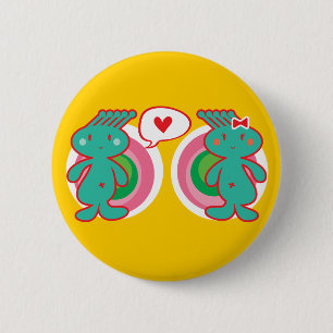 Cute Cartoon Fun Sweet Funny Funky 6 Cm Round Badge