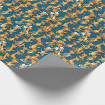 Cute Cartoon Giraffe Roles Seamless Pattern Art