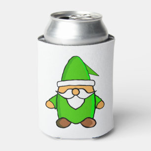 Cute Cartoon Gnome Can Cooler