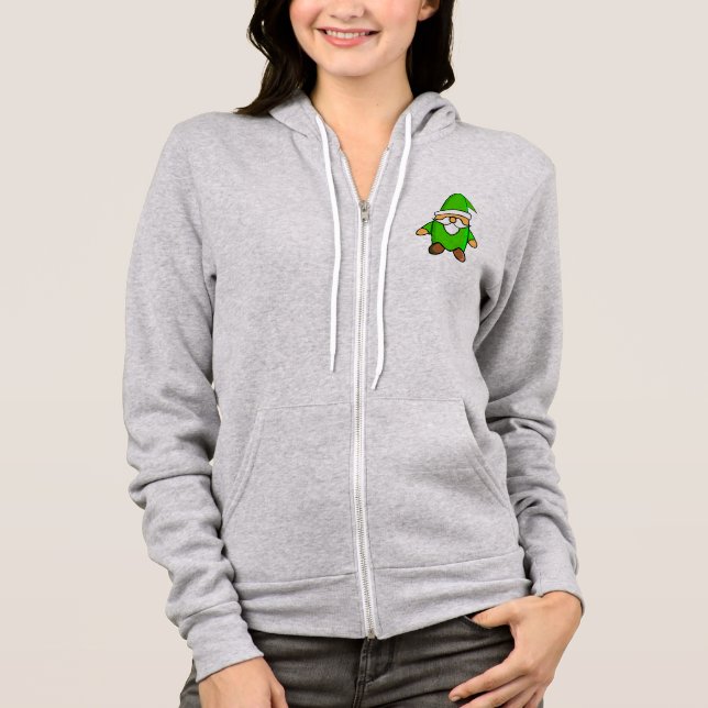 Cute Cartoon Gnome Hoodie (Front)