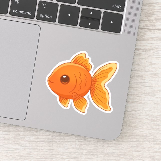 Cute Cartoon Goldfish (Detail)