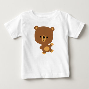 Cute Cartoon 'Good Vibe' Bear Baby T-Shirt