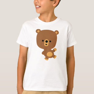 Cute Cartoon 'Good Vibe' Bear Children T-Shirt