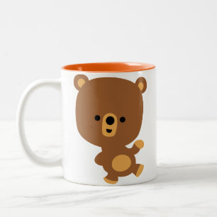 Cute Cartoon 'Good Vibe' Bear Mug
