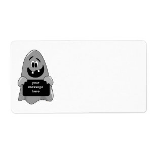 Cute Cartoon Goofy Ghost Halloween Customisable