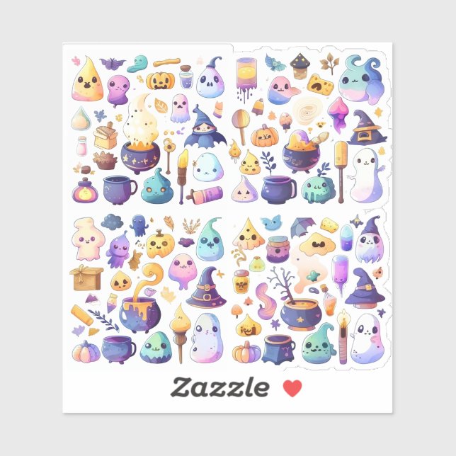 Cute cartoon halloween (Sheet)