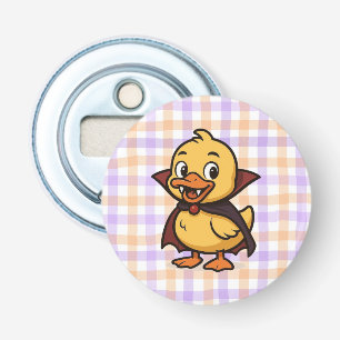 Cute cartoon Halloween duck vampire Bottle Opener