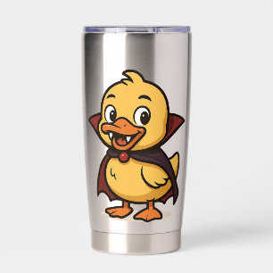 Cute cartoon Halloween duck vampire  Insulated Tumbler