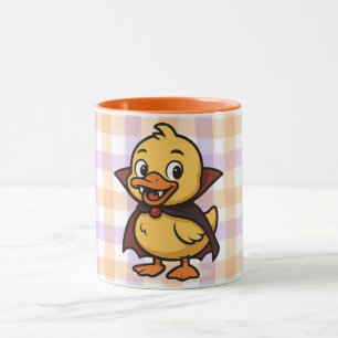 Cute cartoon Halloween duck vampire Mug