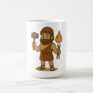 Cute Cartoon Hermes Greek Mythology Coffee Mug
