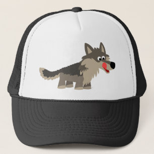 Cute Cartoon Hungry Wolf Hat