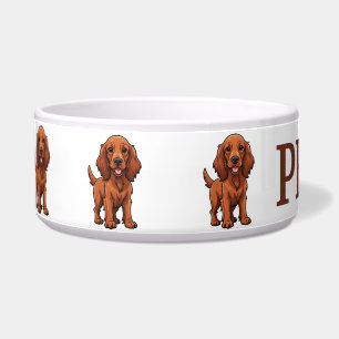 Cute Cartoon Irish Setter Personalise