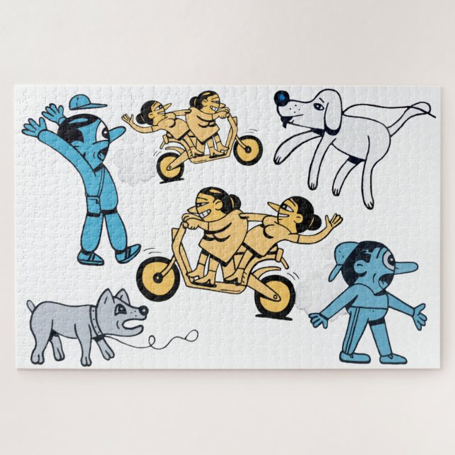 Cute Cartoon Jigsaw Puzzle (Horizontal)