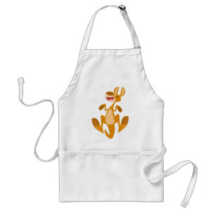 Cute Cartoon Jumping Kangaroo Cooking Apron