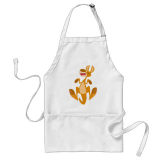 Cute Cartoon Jumping Kangaroo Cooking Apron
