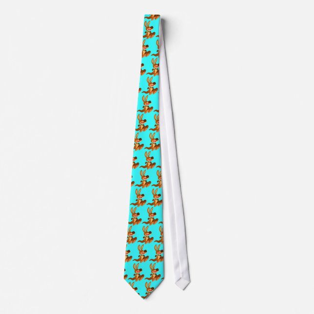Cute Cartoon Kangaroo Joey Tie (Front)