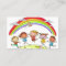 Cute Cartoon Kids Rainbow Daycare Childcare