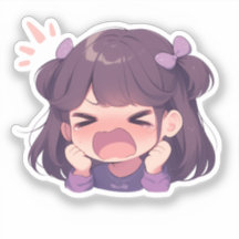 Cute Cartoon Kiss-Cut Stickers for Personalisation