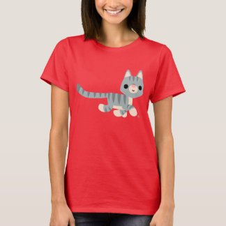 Cute Cartoon Kitty Women T-Shirt