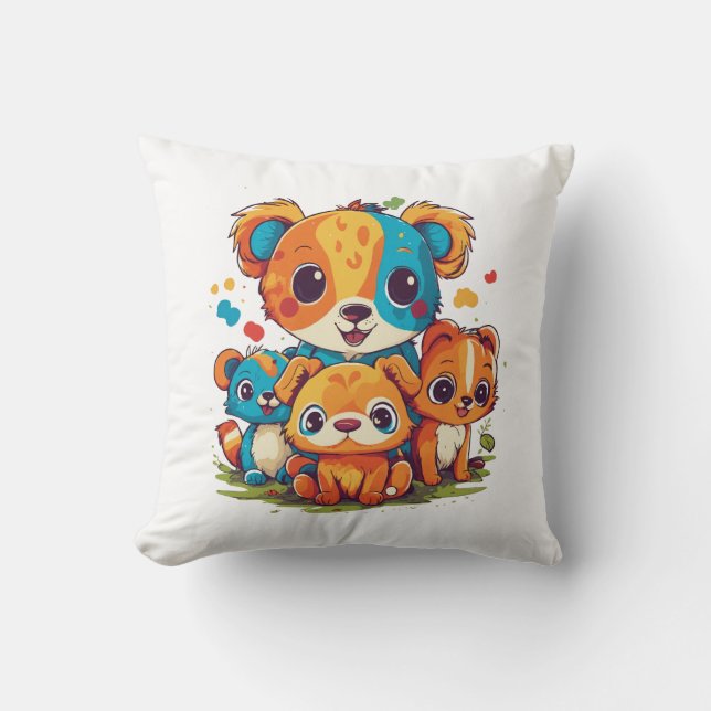 Cute Cartoon Koala Pillow (Front)