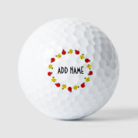 Cute Cartoon Ladybugs In Red And Yellow