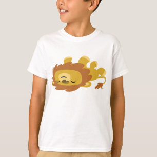 Cute Cartoon Lazy Lion Children T-Shirt