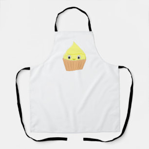 Cute Cartoon Lemon Cupcake  Apron