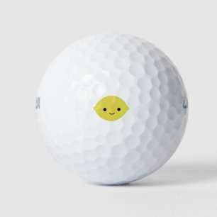 Cute Cartoon Lemon Golf Balls