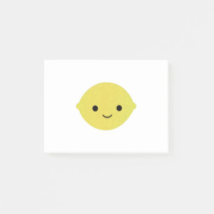 Cute Cartoon Lemon Post-it Notes