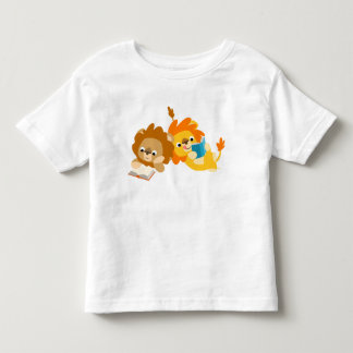 Cute Cartoon Lion Readers  children T-shirt