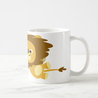 Cute Cartoon Lions in a Hurry Mug