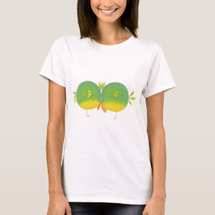 Cute Cartoon Love Birds T-Shirt