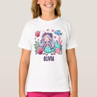 Cute Cartoon Mermaid Personalised