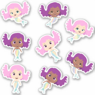 Cute Cartoon Mermaids