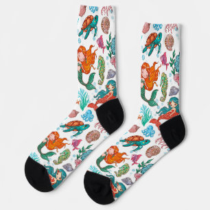 Cute cartoon mermaids socks