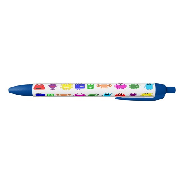 Cute Cartoon Monsters Black Ink Pen (Bottom)